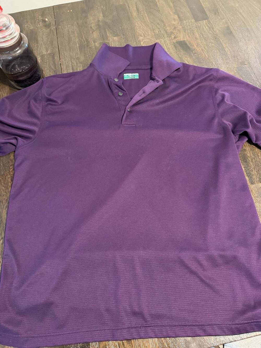 Ben Hogan Performance Golf Collection Purple Short Sleeve Polo Shirt Men's Size